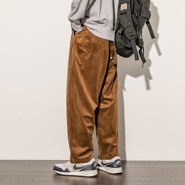 Plain Color -5XL Loose Fit Vintage Pants Streetwear Casual Wide Leg Pants for Man Fashion Japanese Style Corodory Trousers Male, Black corduroy pants
Plain Color -5XL Loose Fit Vintage Pants Streetwear Casual Wide Leg Pants for Man Fashion Japanese Style Corodory Trousers Male, Black corduroy pants