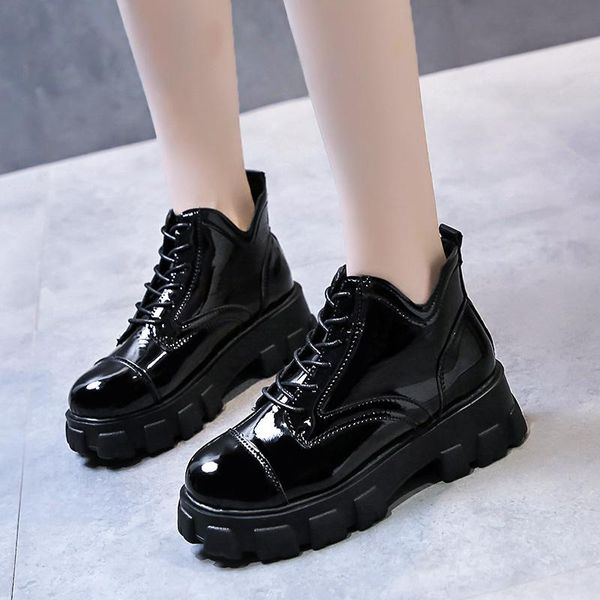 boots leather platform winter women autumn round toe lace up shoes woman thick sole ankle female nice black patent
boots leather platform winter women autumn round toe lace up shoes woman thick sole ankle female nice black patent