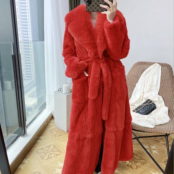 women's fur & faux s/5xl women long section loose imitation overcoats plus size fashion female elegant turn down collar fake outwears j, Black
women's fur & faux s/5xl women long section loose imitation overcoats plus size fashion female elegant turn down collar fake outwears j, Black