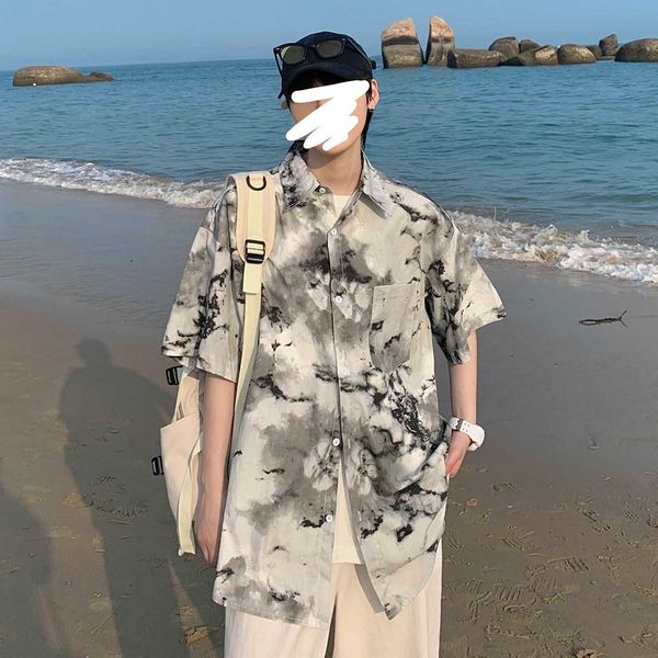 men's casual shirts men summer pure cotton shirt beach style vintage printed hawaiian loose short sleeve blouses camisa homme, White;black
men's casual shirts men summer pure cotton shirt beach style vintage printed hawaiian loose short sleeve blouses camisa homme, White;black