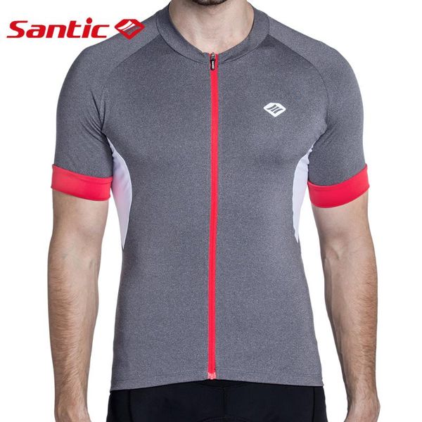 racing jackets santic spring/summer cycling jersey short sleeve road bike equipment men, Black;red
racing jackets santic spring/summer cycling jersey short sleeve road bike equipment men, Black;red