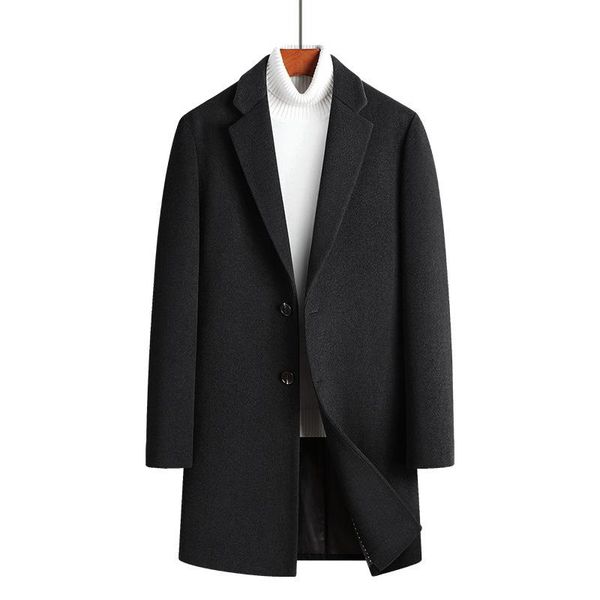 men's wool & blends parklees 2021 warm long coat men daily solid slim windproof vintage trench homme plus size woolen winter overcoat, Black
men's wool & blends parklees 2021 warm long coat men daily solid slim windproof vintage trench homme plus size woolen winter overcoat, Black