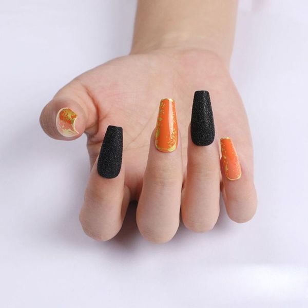 false nails 24 pcs/box ballerina detachable coffin fake full cover nail tips press on artificial manicure tool, Red;gold
false nails 24 pcs/box ballerina detachable coffin fake full cover nail tips press on artificial manicure tool, Red;gold