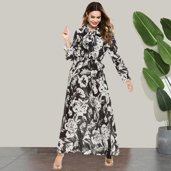 elegant lace-up muslim dress women chiffon v ne eid mubarak abaya dubai turkey morccan kaftan islamic clothing a-line dresses, Red
elegant lace-up muslim dress women chiffon v ne eid mubarak abaya dubai turkey morccan kaftan islamic clothing a-line dresses, Red