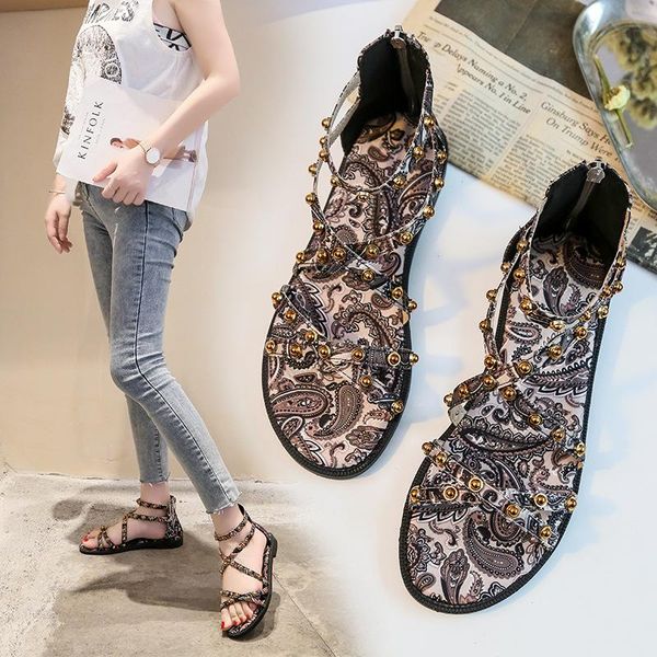 rivet sandals women flat summer shoes woman beach open-toe ladies casual female rome gladiator, Black
rivet sandals women flat summer shoes woman beach open-toe ladies casual female rome gladiator, Black