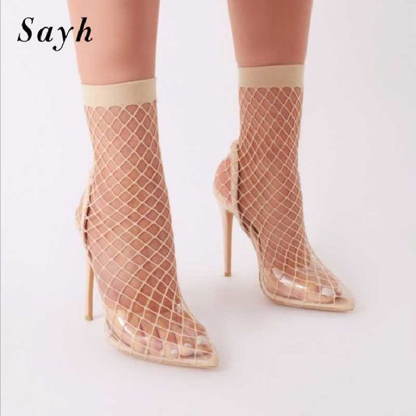 fashion women sandals leopard gladiator pumps pointed toe mesh transparent stilettos high-heel shoes sock boots dress, Black
fashion women sandals leopard gladiator pumps pointed toe mesh transparent stilettos high-heel shoes sock boots dress, Black