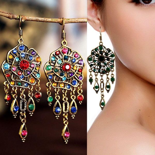 dangle & chandelier earrings texture hollow long set with crystal high-quality alloy ethnic style for women, Silver
dangle & chandelier earrings texture hollow long set with crystal high-quality alloy ethnic style for women, Silver