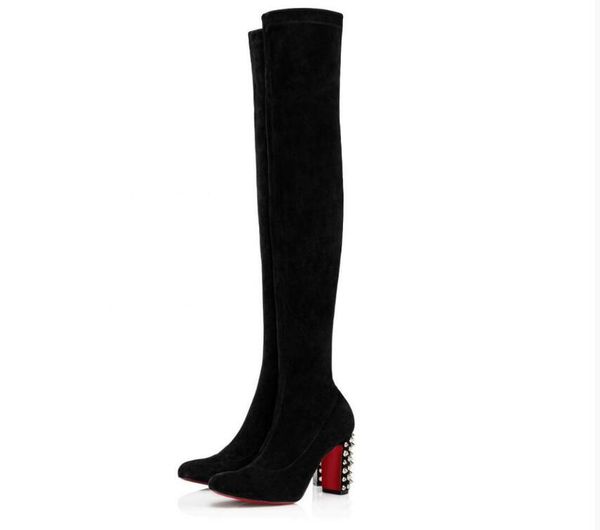 winter fashion study tall boots elegant brands red bottom boot women black stretch leather high heels lady long knee booty ladies ashion boo
winter fashion study tall boots elegant brands red bottom boot women black stretch leather high heels lady long knee booty ladies ashion boo