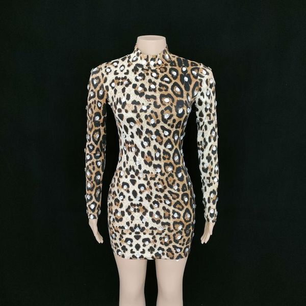 casual dresses leopard print big rhinestones short tight dress nightclub women prom birthday celebration crystals outfit stage singer costum, Black;gray
casual dresses leopard print big rhinestones short tight dress nightclub women prom birthday celebration crystals outfit stage singer costum, Black;gray