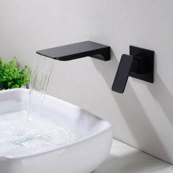 bathroom sink faucets wall mounted brass black waterfall basin faucet luxury mixer tap &cold
bathroom sink faucets wall mounted brass black waterfall basin faucet luxury mixer tap &cold