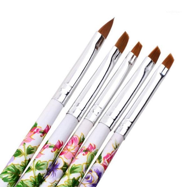 5pcs uv gel acrylic nail art brush painting pen set design manicure tool pinceaux peinture maquiagem d1, Yellow
5pcs uv gel acrylic nail art brush painting pen set design manicure tool pinceaux peinture maquiagem d1, Yellow