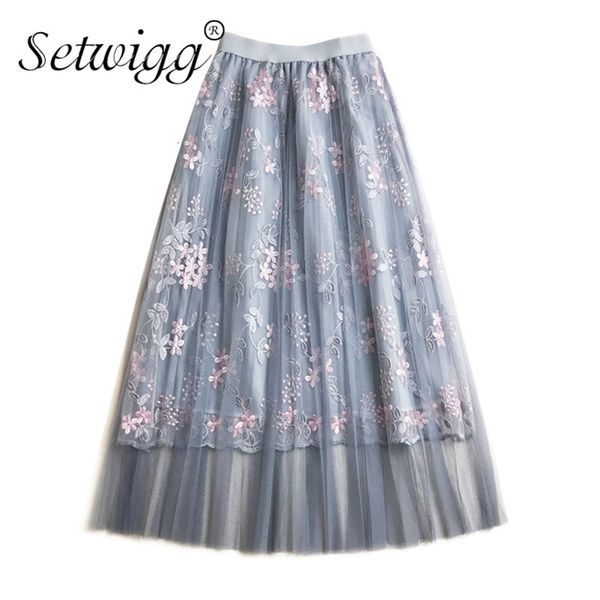 skirts korean embroidered fairy a-line tulle long pleated vintage floral embroidery mesh elastic waist sweet calf skirts, Black
skirts korean embroidered fairy a-line tulle long pleated vintage floral embroidery mesh elastic waist sweet calf skirts, Black