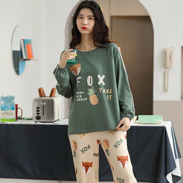2021womens pajamas set cute cartoon sleepwear women cotton long sleeve pijama casual homewear pyjamas wholesale, Black;red
2021womens pajamas set cute cartoon sleepwear women cotton long sleeve pijama casual homewear pyjamas wholesale, Black;red