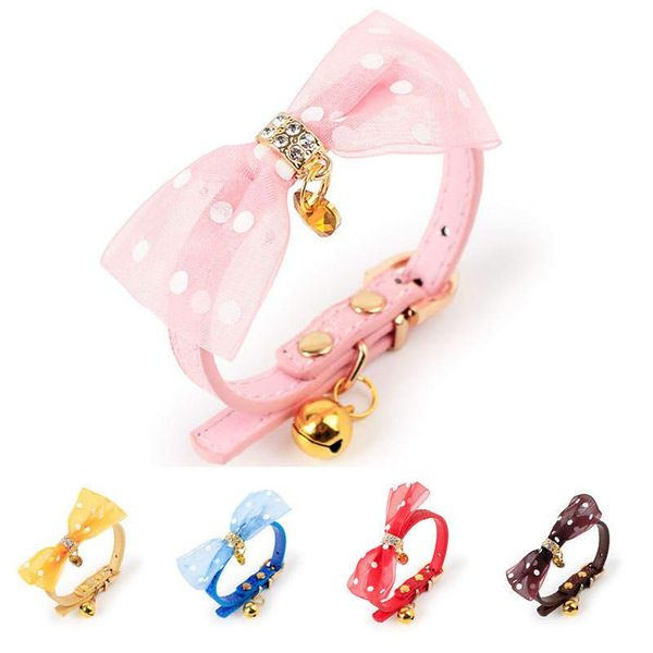 color pet dog cat bow tie collar pu bell leather small puppy for chihuahua teddy kitten animals collars & leashes
color pet dog cat bow tie collar pu bell leather small puppy for chihuahua teddy kitten animals collars & leashes