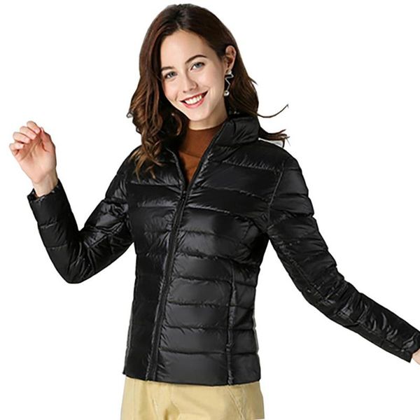 women's jackets jacket women spring autumn long sleeve short warm winter down coat duck outwear lightweight basic famale, Black;brown 
women's jackets jacket women spring autumn long sleeve short warm winter down coat duck outwear lightweight basic famale, Black;brown