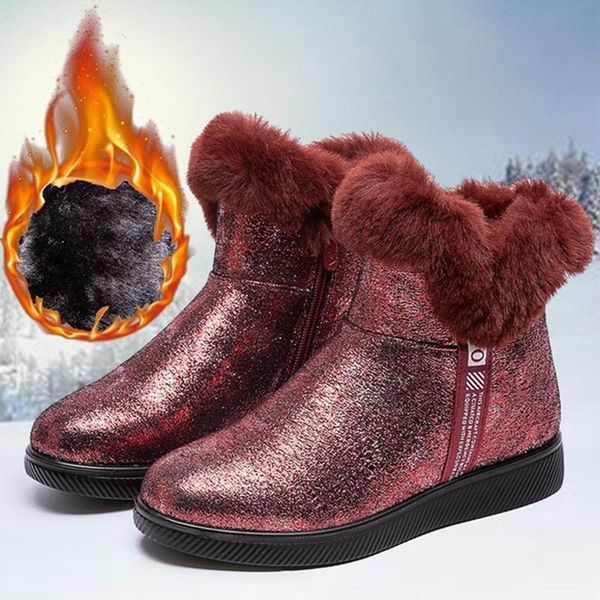 boots women warm plush ankle ladies short soft zippers woman female footwear bling comfortable flat fashion shoes, Black
boots women warm plush ankle ladies short soft zippers woman female footwear bling comfortable flat fashion shoes, Black