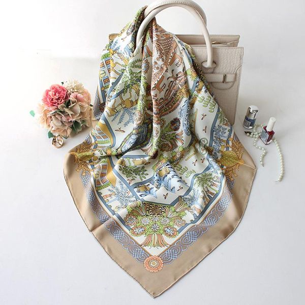 scarves 100% twill silk scarf women vintage kerchief bandana heart flower garden print shawl hijab hand rolled stole 35"*35", Blue;gray
scarves 100% twill silk scarf women vintage kerchief bandana heart flower garden print shawl hijab hand rolled stole 35"*35", Blue;gray