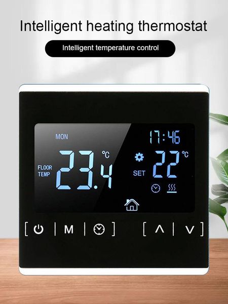 smart home control 1pc ac85-240v lcd touch screen temperature controller back light electric floor heating thermostat for bedroom
smart home control 1pc ac85-240v lcd touch screen temperature controller back light electric floor heating thermostat for bedroom