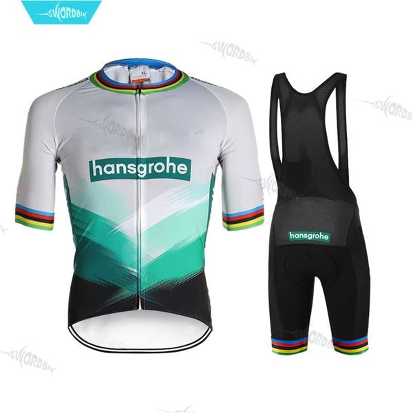 boraful hansgrohe cycling jersey road racing summer clothing set short sleeve bib ropa maillot hombre sets, Black;blue
boraful hansgrohe cycling jersey road racing summer clothing set short sleeve bib ropa maillot hombre sets, Black;blue