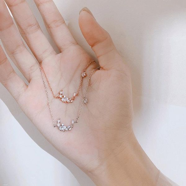 link, chain arrival silver color sweet moon star clear zircon link bracelet pendant fashion jewelry for girl women gift, Black
link, chain arrival silver color sweet moon star clear zircon link bracelet pendant fashion jewelry for girl women gift, Black