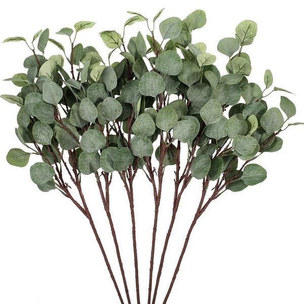 decorative flowers & wreaths 6 pieces of artificial silver eucalyptus branches spray leaf for plants from vacation, party, wedding, garden
decorative flowers & wreaths 6 pieces of artificial silver eucalyptus branches spray leaf for plants from vacation, party, wedding, garden
