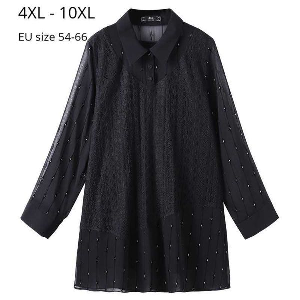 women's polos polo plus size 10xl 8xl 6xl 4xl women long sleeve spring autumn shirts femme lace patchwork elegant slim t-shirt for odg, White
women's polos polo plus size 10xl 8xl 6xl 4xl women long sleeve spring autumn shirts femme lace patchwork elegant slim t-shirt for odg, White