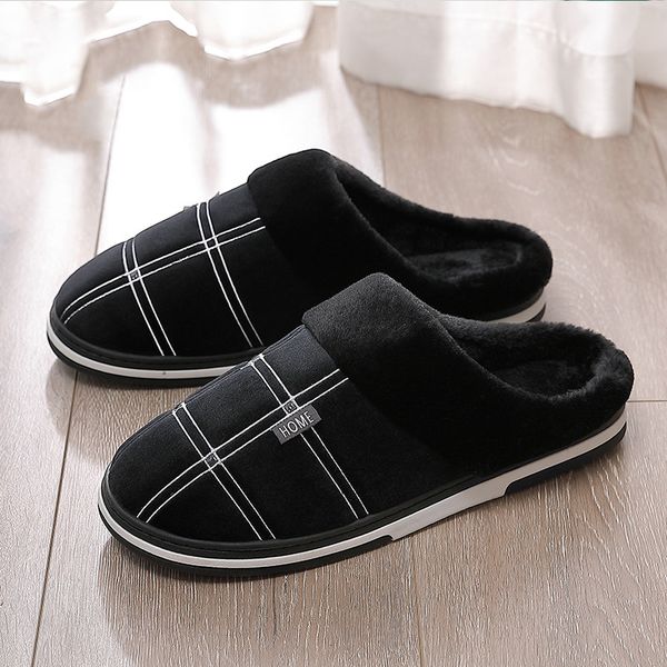 big size 50 fluffy Mens slippers 2022 design Gingham Suede plush home slippers for male Non slip Memory Foam Soft slippers, Black
big size 50 fluffy Mens slippers 2022 design Gingham Suede plush home slippers for male Non slip Memory Foam Soft slippers, Black