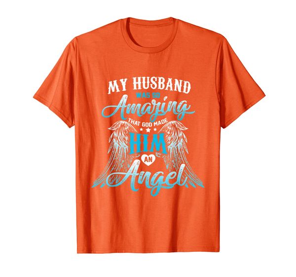 For Wife loss Husband in loving memorial Husband Angel shirt T-Shirt, Mainly pictures
