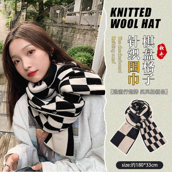 scarf autumn and winter warm shawl bib student generous grid scarf temperament versatile simple, Blue;gray
scarf autumn and winter warm shawl bib student generous grid scarf temperament versatile simple, Blue;gray