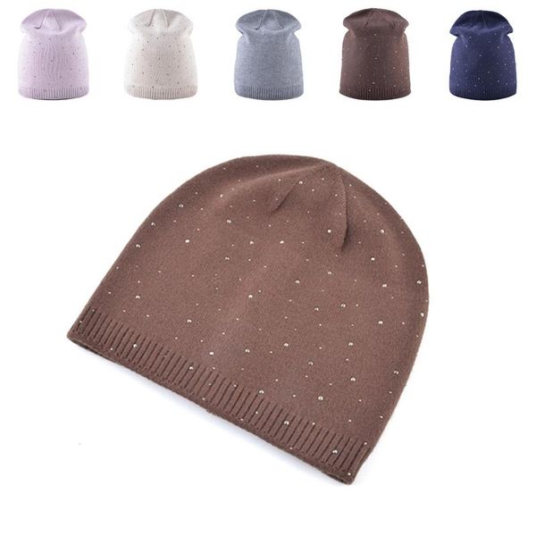 beanie/skull caps female wool cap small rhinestone cotton beanies knitted warmer bonnet personalized designer original hats, Blue;gray
beanie/skull caps female wool cap small rhinestone cotton beanies knitted warmer bonnet personalized designer original hats, Blue;gray