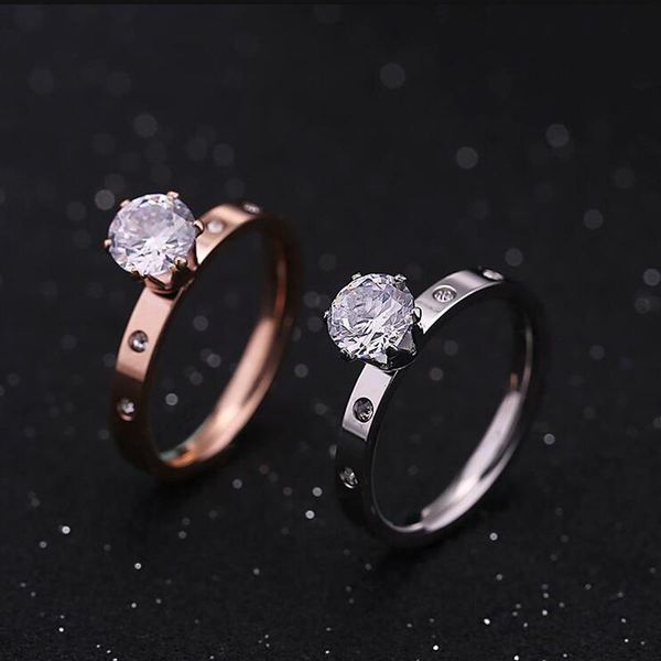 cluster rings fysrra titanuim steel rose gold color ring cz crystal for women couple finger midi wedding gift size5-9, Golden;silver
cluster rings fysrra titanuim steel rose gold color ring cz crystal for women couple finger midi wedding gift size5-9, Golden;silver