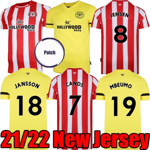 21 22 brentford fc home soccer jerseys toney 2021 2022 jansson mbeumo canos jensen football shirt dasilva forss janelt roerslev bidstrup men, Black;yellow
21 22 brentford fc home soccer jerseys toney 2021 2022 jansson mbeumo canos jensen football shirt dasilva forss janelt roerslev bidstrup men, Black;yellow