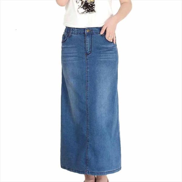 fashion large size high waist womens skirt elasticity denim summer x long jeans skirts female casual a line g454, Black
fashion large size high waist womens skirt elasticity denim summer x long jeans skirts female casual a line g454, Black