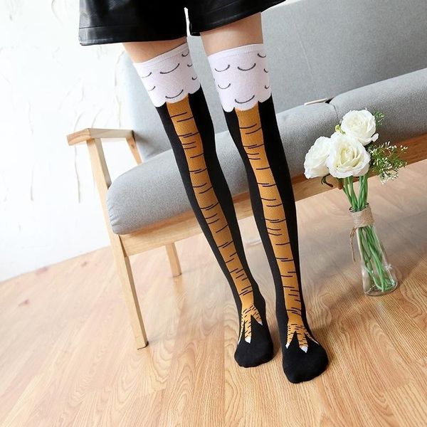 socks & hosiery trendy women fashion thigh high chicken toe feet creative with print ladies, Black;white
socks & hosiery trendy women fashion thigh high chicken toe feet creative with print ladies, Black;white