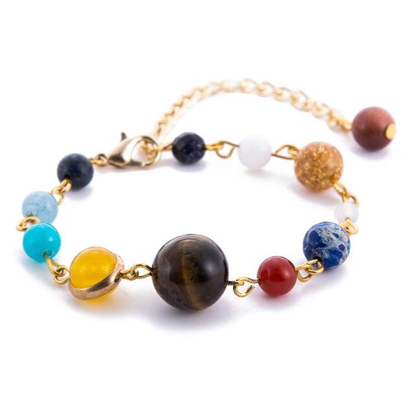 charm bracelets fashion 2021 lava, eight planets, seven chakra stone beads hand-woven bracelet men and women yoga accessories, Golden;silver
charm bracelets fashion 2021 lava, eight planets, seven chakra stone beads hand-woven bracelet men and women yoga accessories, Golden;silver