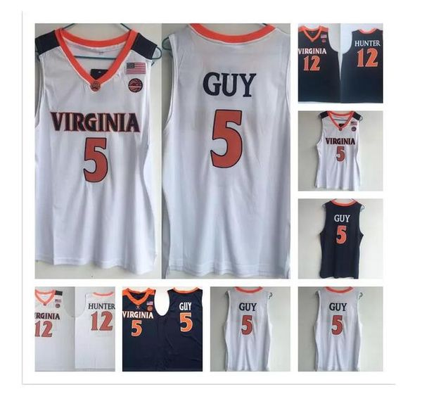 virginia cavaliers #5 kyle guy college basketball jersey stitched #12 de'andre hunter university blue white shirts, Black
virginia cavaliers #5 kyle guy college basketball jersey stitched #12 de'andre hunter university blue white shirts, Black