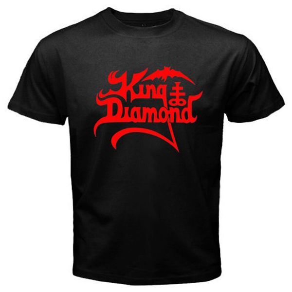 New King Diamond Logo Men's Black T-Shirt Size S to 3XL, White;black
New King Diamond Logo Men's Black T-Shirt Size S to 3XL, White;black