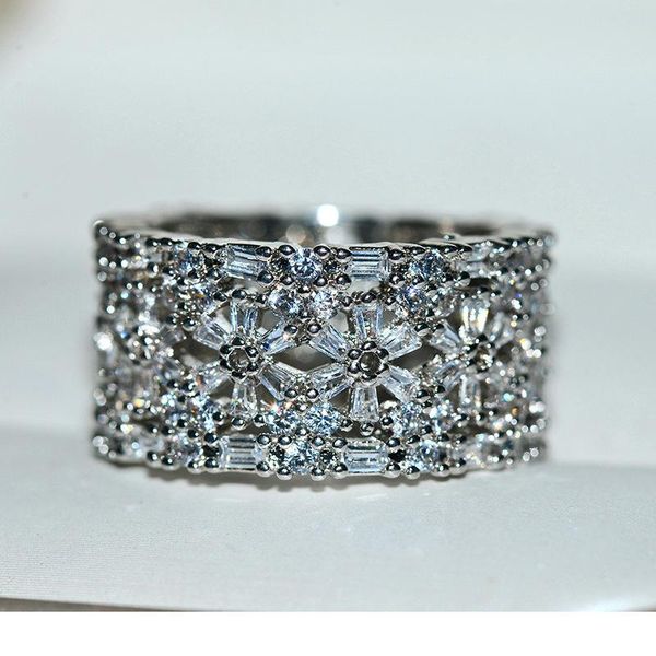 wedding rings fashion big crystal white zircon stone ring luxury love engagement vintage for women jewelry, Slivery;golden
wedding rings fashion big crystal white zircon stone ring luxury love engagement vintage for women jewelry, Slivery;golden