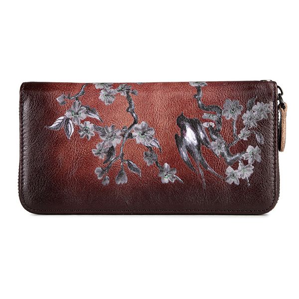 bird pattern leather wallets women zipper genuine wallets female cowhide long flower wallet lady wristlet, Red;black
bird pattern leather wallets women zipper genuine wallets female cowhide long flower wallet lady wristlet, Red;black
