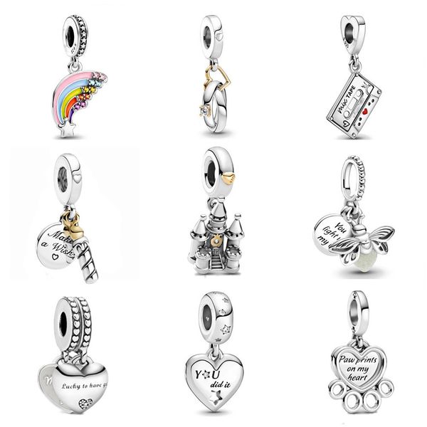 s925 sterling silver glow-in-the-dark firefly rainbow charms beads adapting original pandora charms bracelets diy jewelry for women, Bronze;silver
s925 sterling silver glow-in-the-dark firefly rainbow charms beads adapting original pandora charms bracelets diy jewelry for women, Bronze;silver