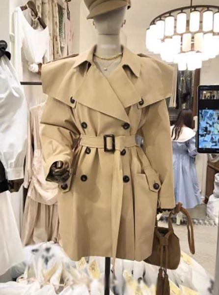 women's trench coats women's spring autumn chic coat solid color double breasted lace up waist windcheater jacket vintage outwear t, Tan;black
women's trench coats women's spring autumn chic coat solid color double breasted lace up waist windcheater jacket vintage outwear t, Tan;black
