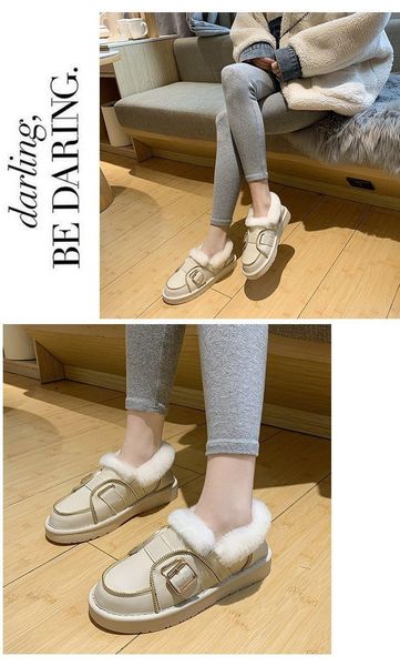 boots 2021 snow girl winter low-plus velvet warm cotton shoes belt buckle student ankle for women, Black
boots 2021 snow girl winter low-plus velvet warm cotton shoes belt buckle student ankle for women, Black