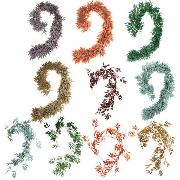 decorative flowers & wreaths artificial vine plant arch winding encrypted simulation willow leaf rattan wedding garden wall decor home
decorative flowers & wreaths artificial vine plant arch winding encrypted simulation willow leaf rattan wedding garden wall decor home