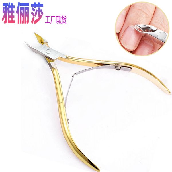 barbed skin scissors dead clippers golden stainless steel nail tools
barbed skin scissors dead clippers golden stainless steel nail tools