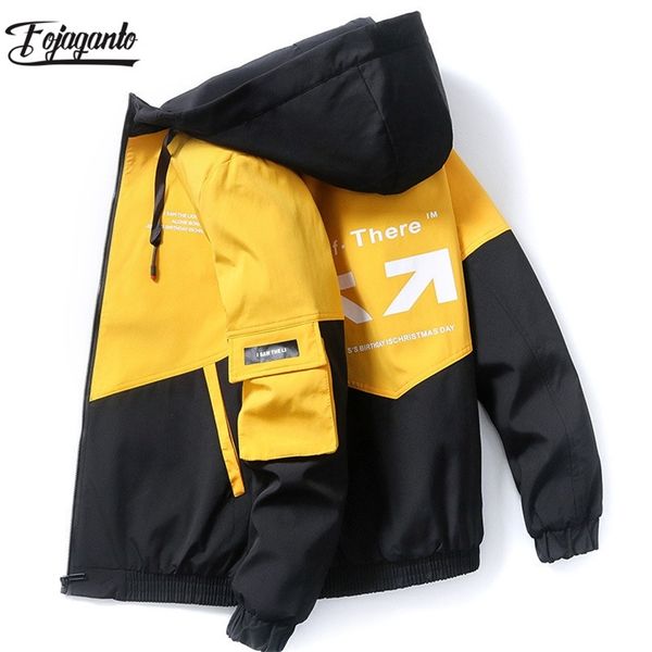 fojaganto spring autumn men fashion jackets brand casual wild trendy personality hooded coat male 210811, Black;brown
fojaganto spring autumn men fashion jackets brand casual wild trendy personality hooded coat male 210811, Black;brown