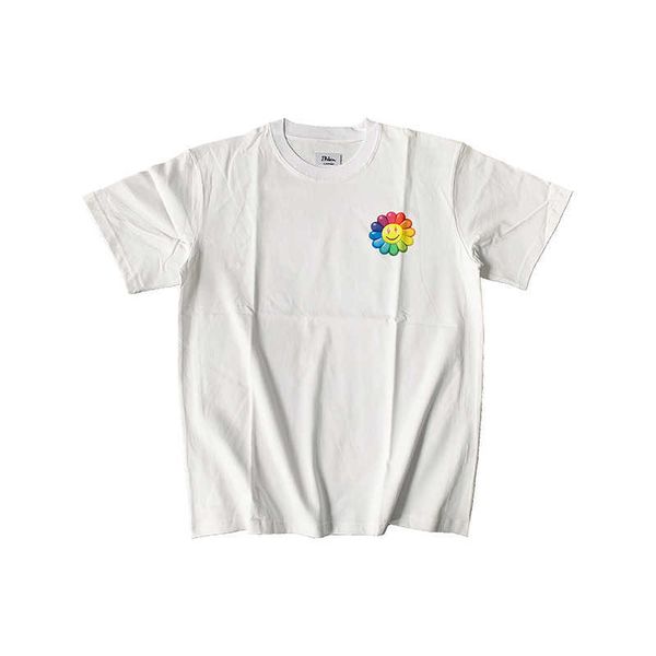 j balvin murakami co branded sunflower series tide brand funny loose and versatile oversize short sleeve t-shirt us9z, White;black
j balvin murakami co branded sunflower series tide brand funny loose and versatile oversize short sleeve t-shirt us9z, White;black