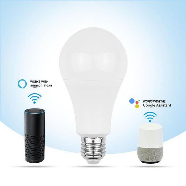 smart home control 10w wifi bulb rgb white magic dimmable led e26/27 compatible with amazon alexa google smartphone
smart home control 10w wifi bulb rgb white magic dimmable led e26/27 compatible with amazon alexa google smartphone