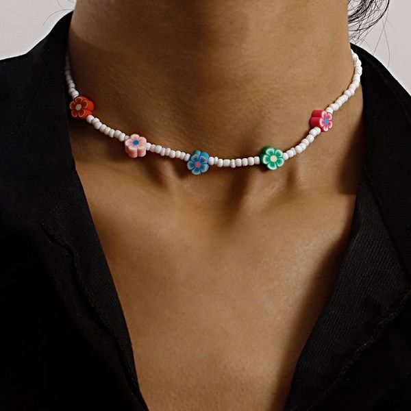 chokers korean fashion colorful seed bead soft pottery choker for women bohemian rainbow beads clavicle chain collarnecklace jewelry, Golden;silver
chokers korean fashion colorful seed bead soft pottery choker for women bohemian rainbow beads clavicle chain collarnecklace jewelry, Golden;silver