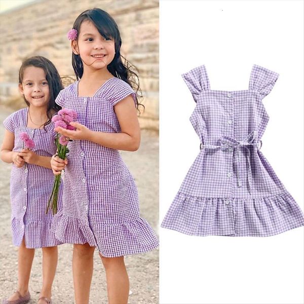 1 6y summer princess girls girl dresses sleeveless single breasted plaid printed ruffles a line, Red;yellow
1 6y summer princess girls girl dresses sleeveless single breasted plaid printed ruffles a line, Red;yellow