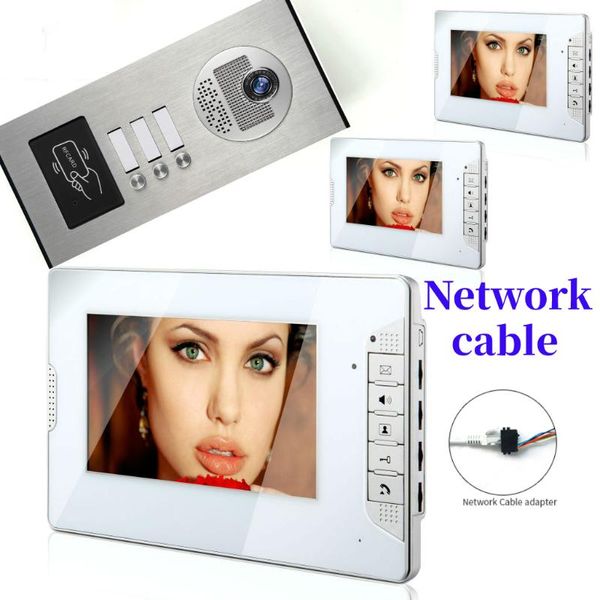 7'' lcd wired wifi video door phone visual intercom speakerphone system with waterproof outdoor ir camera phones
7'' lcd wired wifi video door phone visual intercom speakerphone system with waterproof outdoor ir camera phones